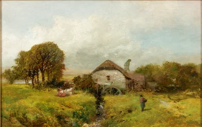 Mill near Sheppard, Devon, c.1865